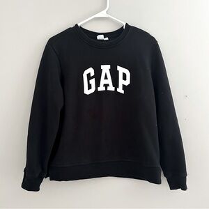 GAP x Streetware Big Logo sweatshirt crewneck, L black